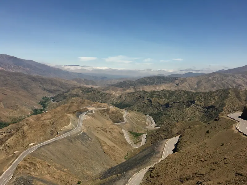 The Tizi n'Tichka road